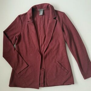 Matty M Women's Burgundy Blazer Jacket